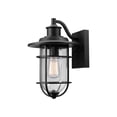 thumbnail image 1 of Lámpara de pared Globe Electric Vintage, 1 luz, negro natural, 1 of 7