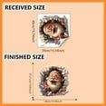 thumbnail image 3 of YWIYIUD 1PC Christmas Window Wall Stickers, 16inch Funny Wall Breaking Snowman Window Stickers Christmas Living Room Decoration Christmas Door Stickers for Xmas Window Wall Refrigerator Decorations, 3 of 7