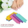 thumbnail image 3 of 4 separadores de dedos de los pies, espaciadores de espuma de esponja para uñas de pedicura, 3 of 5