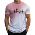 thumbnail image 4 of LUOGENLI T-shirts pour Homme pour Hommes T-Shirt Dégradé 3D à Manches Courtes Col Rond T-Shirt Tee T-shirts Hommes Blanc St. Patrick 4TG T-shirts pour Hommes T-shirts Graphiques Saint-Valentin TG, 4 of 4