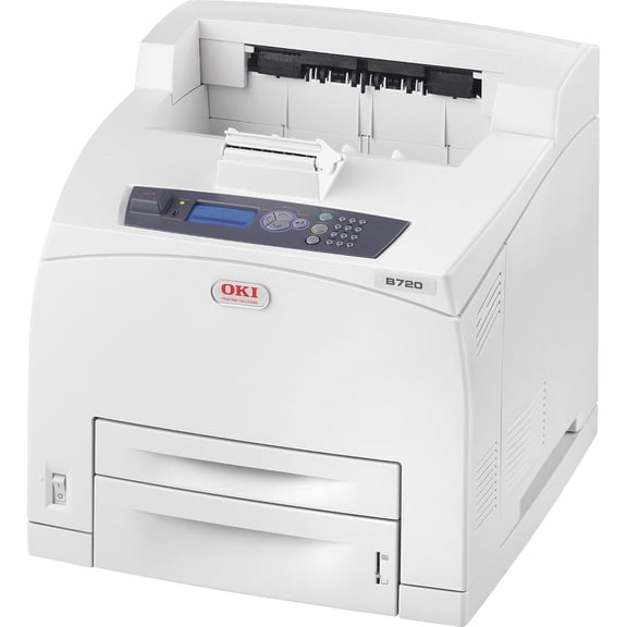 Restored OKI Data B720n 47ppm Monochrome Laser Printer (62435604)  High-Speed, Network-Ready B/W Printing (Refurbished)