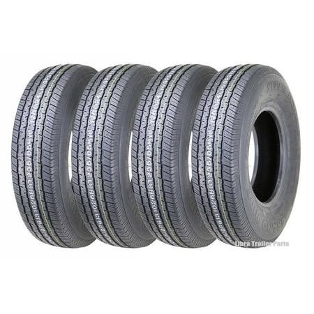 - Set 4 Premium Grand Ride Trailer Tires ST235/85R16 12PR Load Range F Steel Belted Radial
