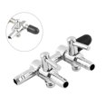 thumbnail image 3 of 2-Way Aquarium Air Flow Control Lever Valve Distributor with 1 Check Valve, T Connector Straight Connector and 4 Suction Cups, 3 of 7