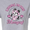 thumbnail image 3 of Disney - Living In The Moment  - Juniors Cropped Cotton Blend T-Shirt, 3 of 5