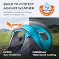 thumbnail image 5 of Ktaxon 4-Person Automatic Family Dome Camping Tent Easy Setup with Carrying Bag, Blue, 5 of 10