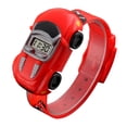 thumbnail image 3 of Reloj electrónico innovador para niños Fernando forma de coche rojo, 3 of 6