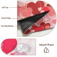 thumbnail image 6 of Pink Love Entryway Rug 2'x3'&nbsp; Non Slip Front Door Mats, Valentine's Day Fantasy Heart Romantic Modern Entrance Rugs Indoor Outdoor Carpet, Washable Floor Mats Small Area Rug for Bedroom Kitchen, 6 of 8