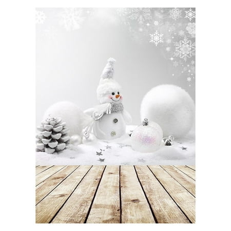 Image of (0.9*1.5M) 3*5Ft DZ-205 Christmas Snowman Ornament Shooting Background
