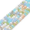 thumbnail image 3 of Glass Beads Strands Faceted Rondelle Light Sky Blue 4~4.5x3.5mm Hole: 1mm 105~110pcs/strand 38~39cm, 3 of 4