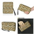 thumbnail image 4 of ZUXONGSY Sunflower Paw Print Handbag and Wallet Sets for Women Top Handle Totes with Matching Wallet Leather Shoulder Handbag Clutch Purse for Women Ladies, 4 of 4
