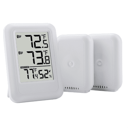 Wireless Indoor and Outdoor Thermometer One to Two Multifunctional Household Thermometer Electronic Digital Thermometer