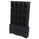 thumbnail image 4 of Estantería para casa de muñecas, accesorios de mobiliario, juego de simulación, decoración, armario versátil, mini estantería para casa de muñecas Negro, 4 of 5
