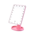 thumbnail image 1 of Makeup Mirror with Lights, Tabletop Mirror, Travel Mirrors with 22 LED Lights and Touch Screen, 180° Free Rotation, 1 of 5
