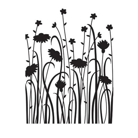 Emboss Folder - Embossing Folder Dainty Wildflowers 4.25X5.75 By Darice