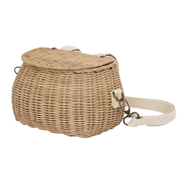 Bolso de Paja para Mujer Sunnimix Bandolera de almacenamiento 20x12cm