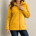thumbnail image 2 of ClodeEU Women's Hooded Fleece Lined Jacket, Full Zip Warm Winter Outerwear with Side Pockets ,Women's S-XXXXL, 2 of 9