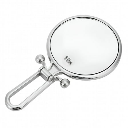 ACDANC Double Sided Makeup Mirror 10x Magnifying Foldable Handheld Cosmetic Mirror For Home Travel