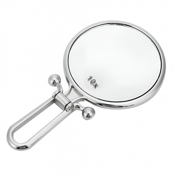 ACDANC Double Sided Makeup Mirror 10x Magnifying Foldable Handheld Cosmetic Mirror For Home Travel