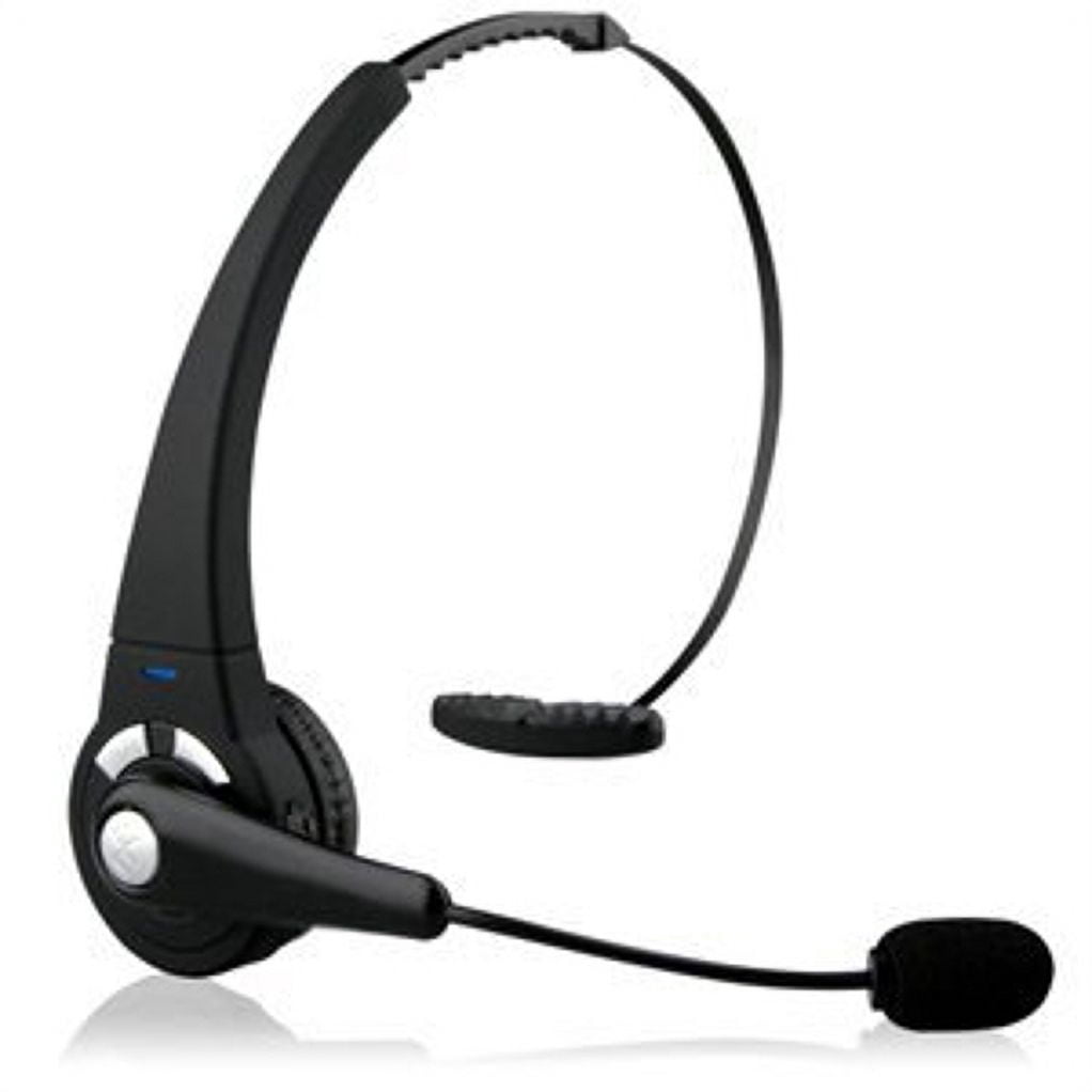 With Boom Mic Wireless Headphone for Motorola Moto E (2020) Phone - Mono Headset Earphone Single Earbud J1O