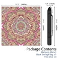 thumbnail image 2 of Mandala Mahjong Mat for Table, 31.5*31.5in Anti Slip American Mahjong Table Cloth, Noise Reduction, Neoprene Mah jongg Mat with Carrying Bag & 3 Dices, Mahjong Accessories Gift, Board Tile Games Mats, 2 of 7