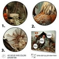 thumbnail image 3 of Designart "Roaster Barnyard Charm I" Animals Floater Framed Wall Art Living Room, 3 of 7