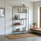 thumbnail image 4 of Ilios Innova | Librero Decorativo Moderno Industrial con 4 Niveles - Estantería Minimalista para Libros y Adornos, Estructura Metálica y Repisas de MDF., 4 of 9