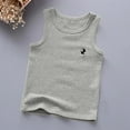 thumbnail image 2 of Ahuyic Summer Kids' Casual All Match Blouse, Solid Color Loose Sleeveless Top For Girls And Boys,Middle Large Aged Kids Pure Cotton Small Printed T-Shaped Round Neck Tank Top, 2 of 5
