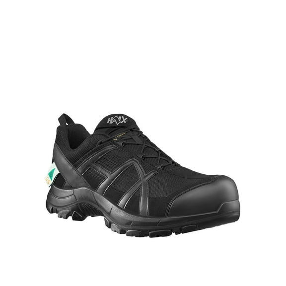 HAIX 42.1 Low Black Eagle Safety Boot, 8.5US, Wide, Black, 8.5