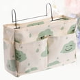 thumbnail image 4 of 1Pc Bedside Hanging Organizer Storage Bag Multifunction Sundries Organizer Book Storage Pouch (Green), 4 of 6