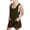 Brown, variant on Denim Overalls for Girls Teens Summer Jean Short Rompers Jumpsuit Adjustable Strap Bib Shorts with Pockets 3-14 Years