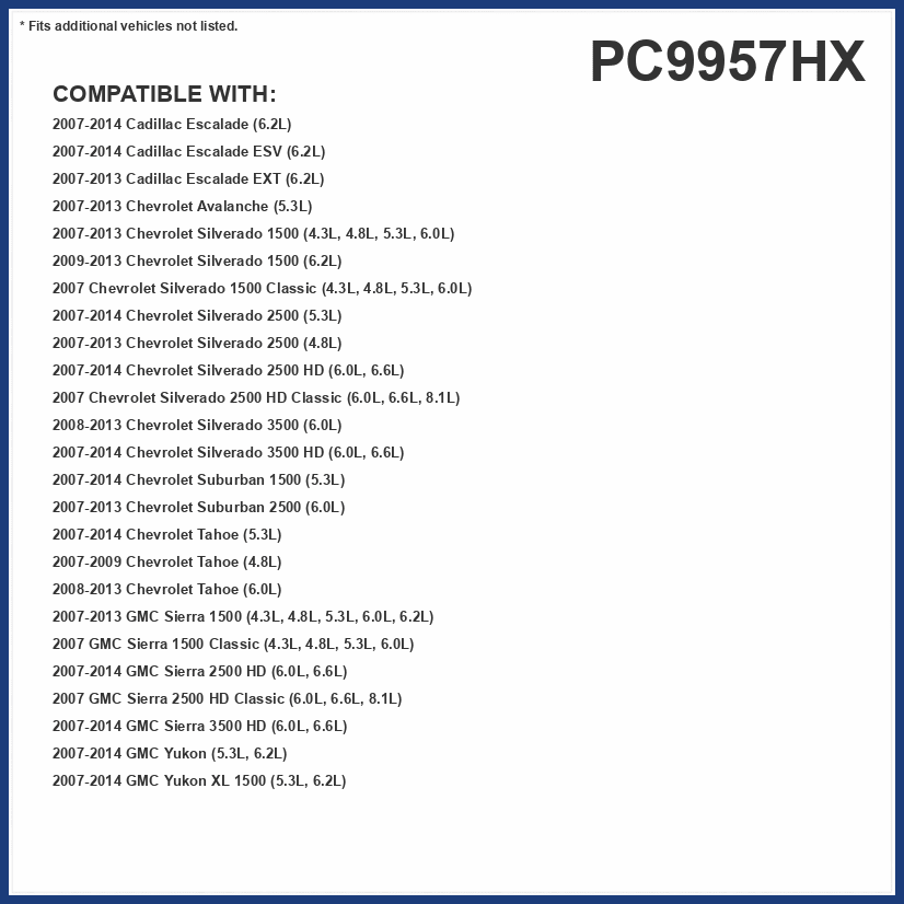 PUREFLOW PC9957HX HEPA Cabin Air Filter | Fits 2007-2013 Chevrolet Silverado 1500 4.3L, 4.8L, 5.3L, 6.0L, GMC Sierra 1500 4.3L, 4.8L, 5.3L, 6.0L, 6.2L, Avalanche 5.3L