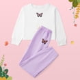 thumbnail image 5 of URMAGIC 6-13T Girls Clothes Sweatsuits Tracksuits Cute Pullover Sweatshirts Jogger Sweatpants Pant Sets Outfits, 5 of 8
