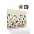 thumbnail image 2 of Blue Teal Spring Floral Wall Art for Living Room,Canvas Picture Wall Decor for Bathroom Bedroom,Watercolor Botanical Summer Flowers Painting Artwork for Office Hallway Dining Room Decor 16"x20", 2 of 8