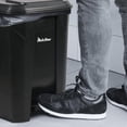 thumbnail image 4 of 14 Gallon Step-On Trash Can/Container, Black Plastic Dustbin with Lid and Foot Pedal, Hands-Free Disposal, 4 of 6