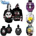 thumbnail image 2 of Sudadera con capucha con estampado 3D de pesadilla antes de Navidad para hombres y mujeres, sudaderas con capucha de Jack Skellington Sally, sudaderas con capucha de Cosplay de terror de Halloween, re, 2 of 5