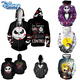 thumbnail image 2 of Sudadera con capucha con estampado 3D de pesadilla antes de Navidad para hombres y mujeres, sudaderas con capucha de Jack Skellington Sally, sudaderas con capucha de Cosplay de terror de Halloween, re, 2 of 5