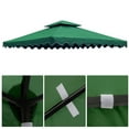 thumbnail image 3 of Replacement Canopy Top Cover for 10'X10' Gazebo, Single Tiers for Outdoor Garden Patio Pavilion, 3 of 6