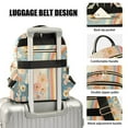 thumbnail image 3 of FORMRS Mini Backpack Purse for Women Travel Daypack Casual Shoulder Bag, Beige Rainbow Clouds, 3 of 7