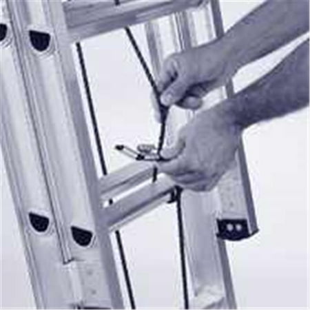 - Werner AC30-2 Ladder Replacement Rope With Mounting Hardware, 40 Ft, Black