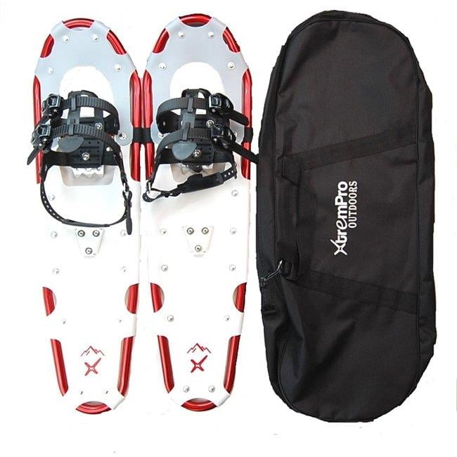 Xtrempro SSPT130RD 30 in. Snowshoes Backpacking Trail Lightweight Aluminum 7075 Alloy 14 Point