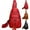 Red, variant on Women Leather Sling Bag for Women Waterproof Crossbody Bag Chest Bag Fashionable Small Backpack Purse for Travel Hiking