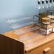 thumbnail image 5 of Estante de especias de acrílico organizador de condimentos en niveles para encimera gabinete despensa almacenamiento de cocina 5 niveles 2 piezas, 5 of 7