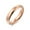 Rose-4MM, variant on Mens Basic Simple Classic Dome Gold Plated Titanium Wedding Band Ring Comfort Fit