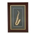 thumbnail image 2 of Instrument Ornament,Mini Saxophone Vivid Attractive Mini Saxophone Miniature Music Mold Custom Engineered, 2 of 9