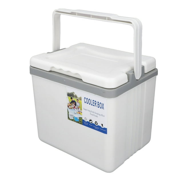 Nevera Portátil Aislada, Fiambrera Rígida con Asa Para Camping, Playa, Picnic, Comestibles, Paseos en Bote, Gran Capacidad 6L, Mantiene los Alimentos Frescos, A Prueba de Fugas