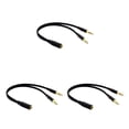 thumbnail image 4 of Inteprter 3,5mm Y Splitter 2 Jack a 1 auriculares micrófono Audio adaptador Cable conector adaptador estéreo Cable Type6 NO6, 4 of 6