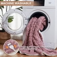 thumbnail image 7 of EuKer Washable Electric Blanket, 84" x 90" Queen Size Warm Blanket with 10 Heating Levels & 10 Time Settings, Pink, 7 of 7