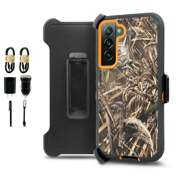 Value Pack ! for Samsung Galaxy S22 Phone Case 360° Cover Clip Kickstand Holster Hybrid Shock Bumper