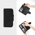 thumbnail image 7 of Leather Wallets for Men, Bifold Wallet Slim Minimalist for Women with RFID Blocking, Card Holders, ID Window, Money Clip, Coin Pocket, Black, 7 of 7