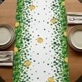 thumbnail image 5 of Table Runners 70 Inches Long Dress Scarves, St. Patrick's Day Farmhouse Coffee/Dining/Kitchen Table Decor, Holiday Table Runner, Lucky Shamrocks Harp Beer Spring Plants 13x70 Inch, 5 of 9